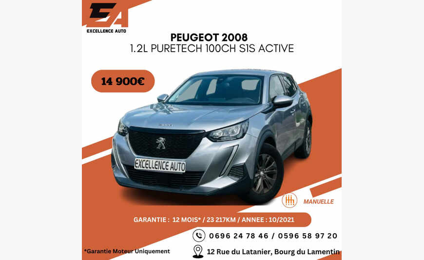PEUGEOT 2008 1.2L PURETECH 100CH ACTIVE