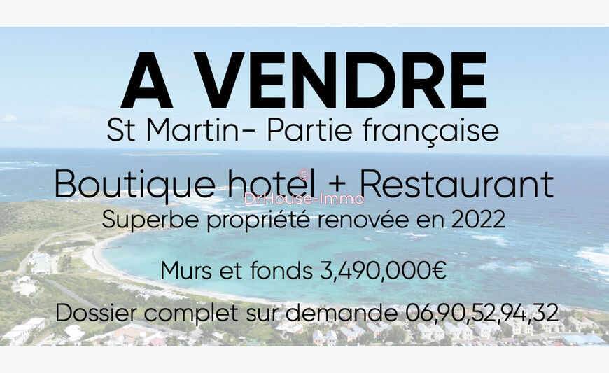 Boutique hotel et restaurant Saint Martin (97150)