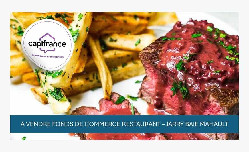 Fonds de commerce Restaurant - Zone dynamique de Jarry,