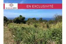 Terrain de 1484 m2 avec vue mer