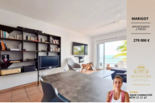 SOUS OFFRE - T2 avec deux balcons vue mer