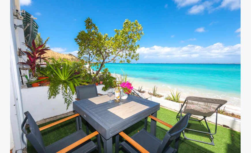 T2 sur la plage de Grand Case