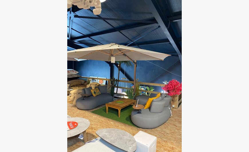 Grand parasol inclinable