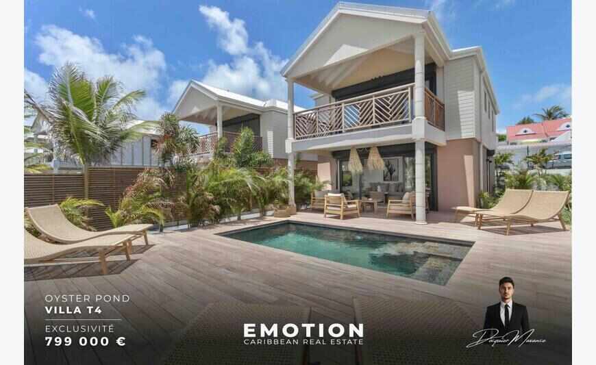 Villa T4 de 112 mètres carrés avec prestations haut de gamme