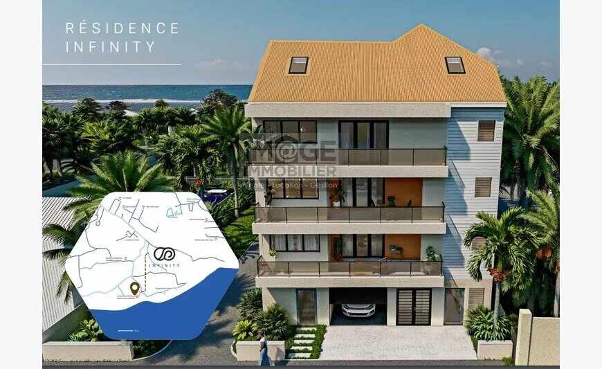 Appartement Sainte Anne 1 pièce(s) 26.72 m2