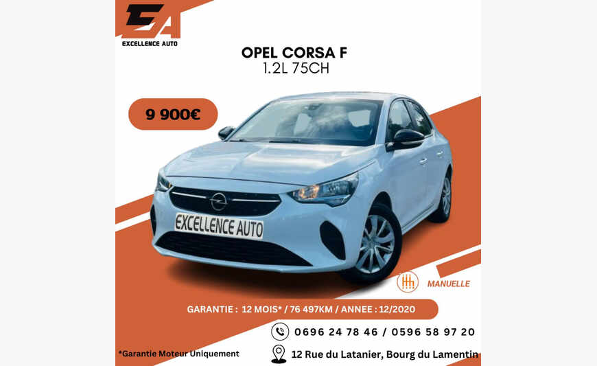 OPEL CORSA F 1.2L 75CH