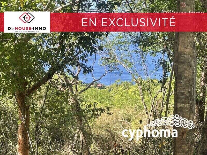 En exclusivité terrain 1161m2 vue mer