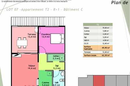 Appartement dans une résidence de standing sur la Route de