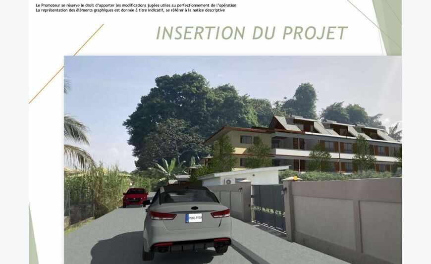 Appartement de standing T3 avec jardin en Vefa sur la Route