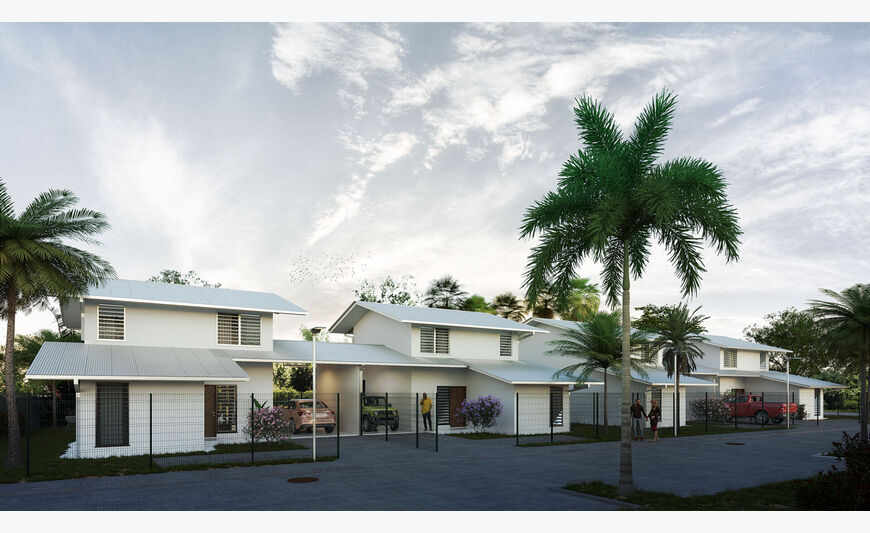 Programme de 4 villas T5 en R+1 vendues en bloc (Ciop)