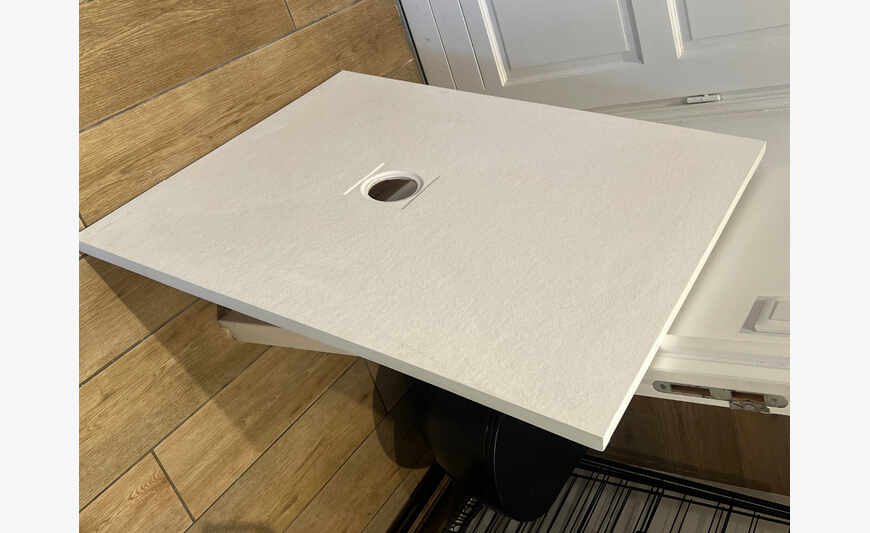 Receveur Pierre Blanc 100 X 80 NEUF