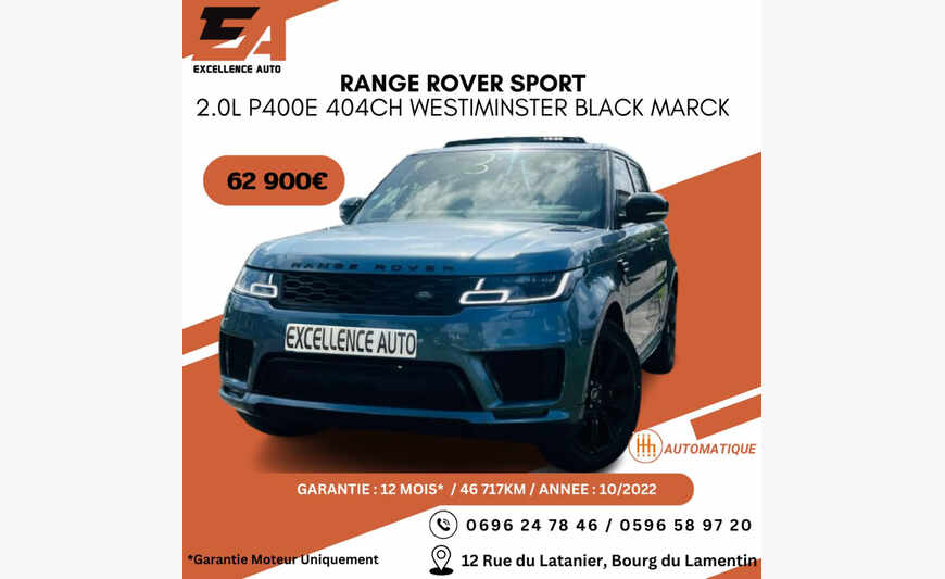 RANGE ROVER SPORT 2.0L P400E 404CHWESTIMINSTER