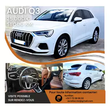 AUDI Q3 - 51.000KM - Année 2020