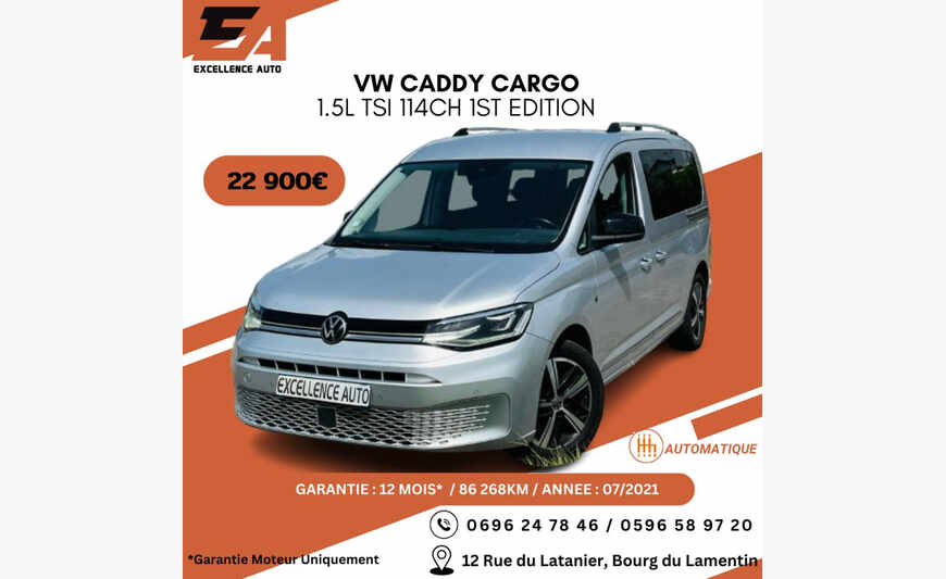VW CADDY CARGO 1.5L TSI 114CH 1ST EDITION