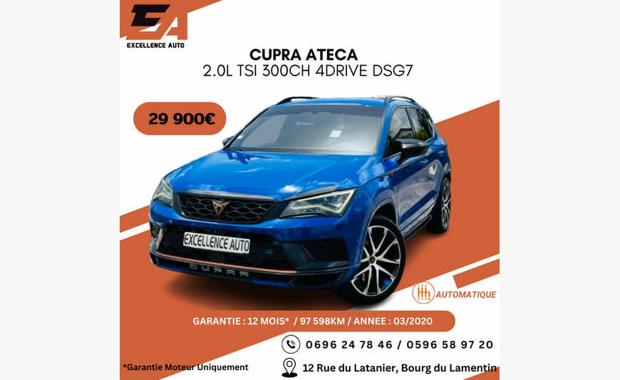 CUPRA ATECA 2.0L TSI 300CH 4DRIVE DSG7