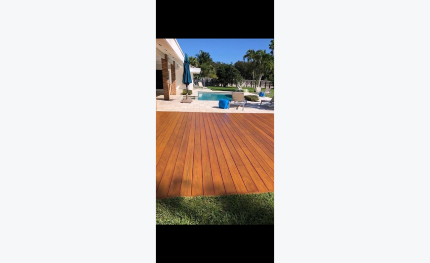 Southern teak decking (cumaru)