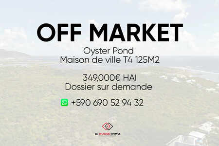 Townhouse For Sale in Oyster Pond , Saint Martin