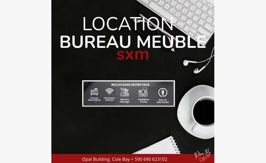 Location de bureau meuble