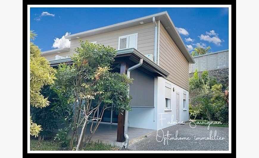 Saint-Leu : maison jumelée moderne 4 pièces - 90 m² + jardin