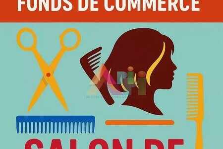 Fonds de commerce salon de coiffure