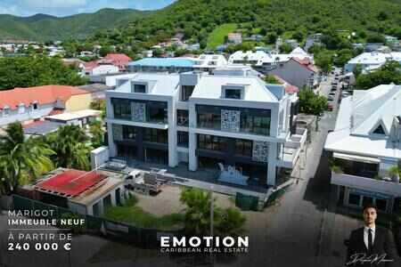Luxury one-room apartment - Seafront building in Marigot