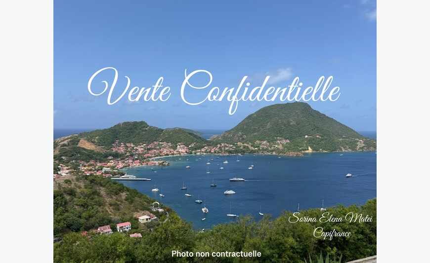 Maison d'exception à Terre-de-Haut, vue panoramique sur la