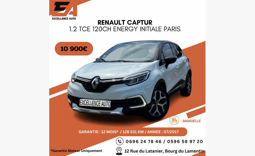 RENAULT CAPTUR 1.2L TCE 120CH INITIALE PARIS
