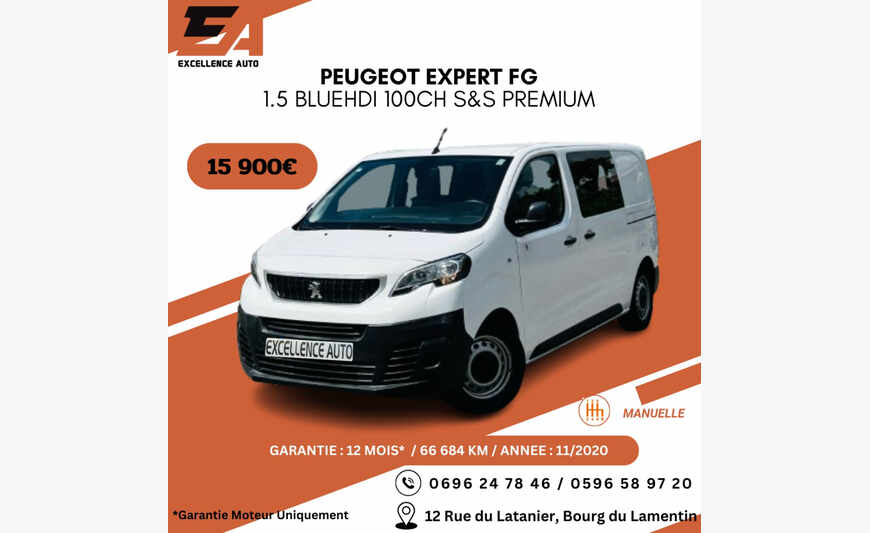 PEUGEOT EXPERT 1.5L BLUEHDI 100CH S&S PREMIUM