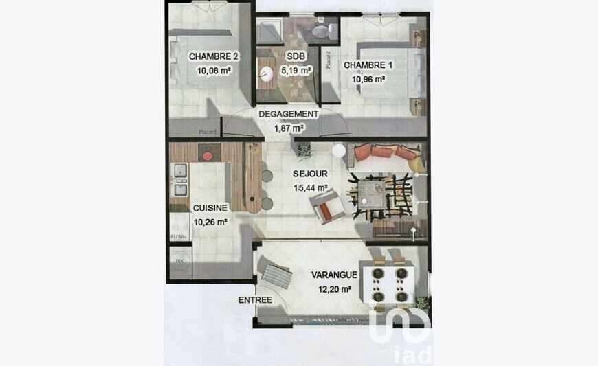 Appartement 3 pièces
