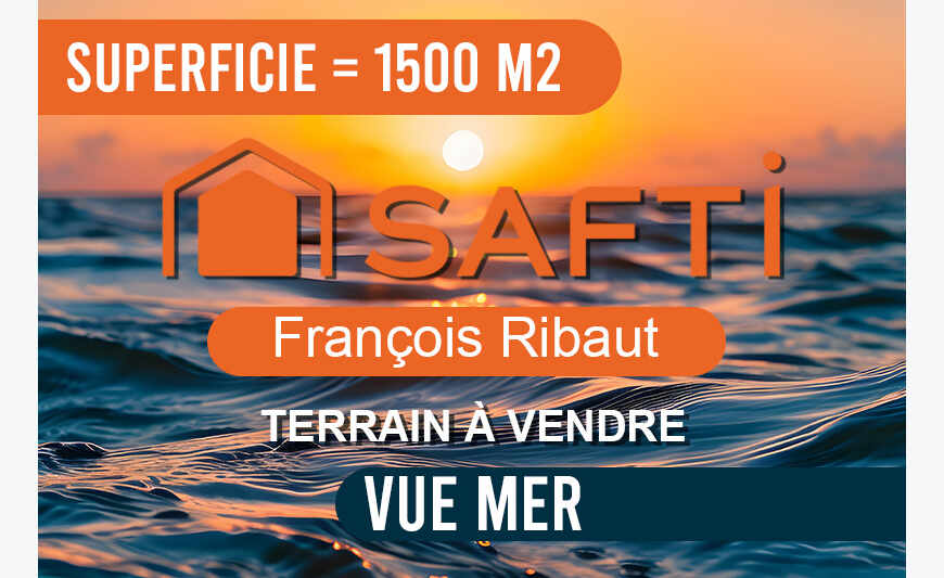 Terrain vue mer