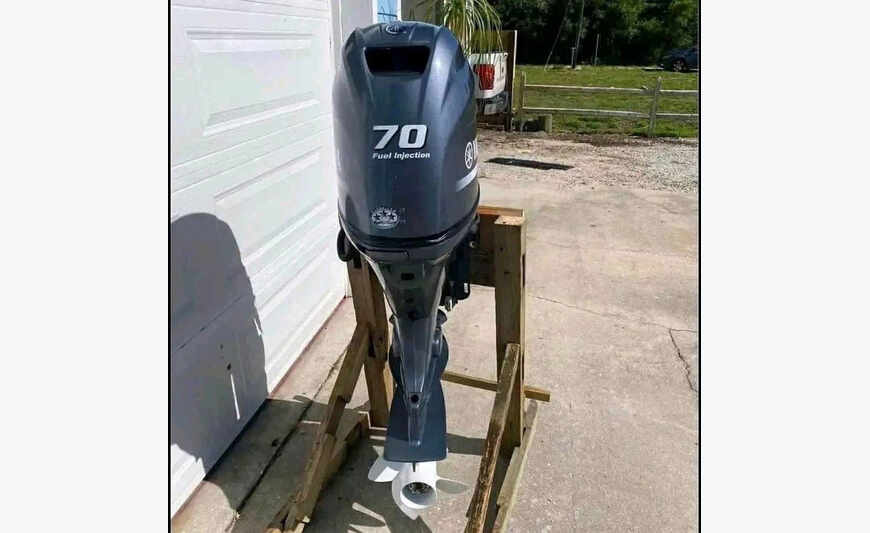 Used Yamaha 70HP 4-Stroke Outboard Motor Engine