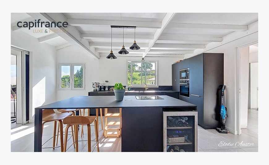 Villa contemporaine vue mer et un appartement T3